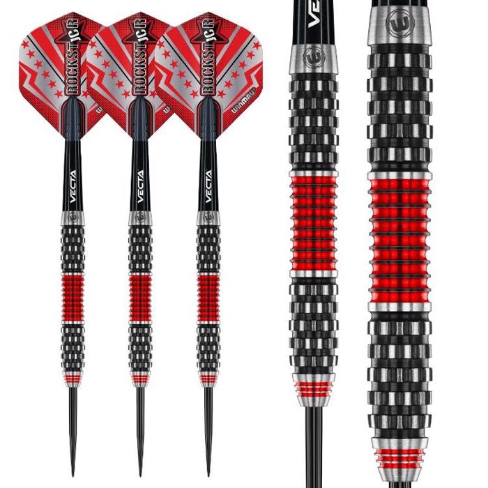 Joe Cullen Rockstar RS 1.0 90 % NT steeltip dartpile fra Winmau